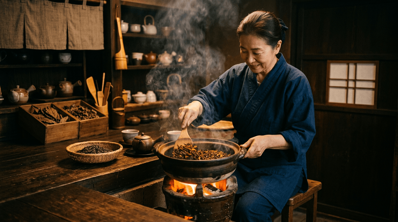 Hojicha — thé vert torréfié japonais